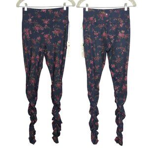 Kiragrace Leggings‎ size Small Flirt High-Waist Ruched blue pink For Women
